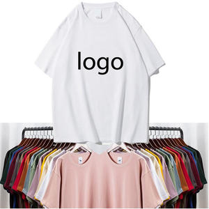 เสื้อยืดสำหรับผู้ชายเสื้อยืดผ้าฝ้าย100% มีน้ำหนักมากโลโก้ออกแบบได้ตามต้องการ - Product Image 2