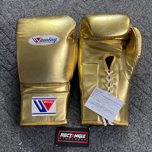 Équipement de combat professionnel Gants de boxe en cuir Winning Qualité supérieure 100% cuir véritable Vêtements de sport Gants d'entraînement de boxe - Product Image 6