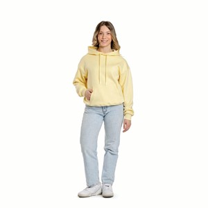 Sudadera con capucha y pantalones de chándal de mujer con logotipo personalizado Conjunto de chándal de corte largo de dos piezas - Product Image 1