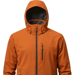 Veste Softshell Imperméable et Respirante pour Homme Pro-Weather avec Col Montant et Logo Frontal – Idéale pour l'Extérieur - Product Image 1