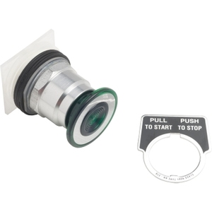 Per SCHNEIDER ELECTRIC Harmony 9001K Interruttore a pulsante in metallo 9001KR8G Testa a molla di ritorno Verde a fungo 41mm 30mm 3 Posizioni - Product Image 1