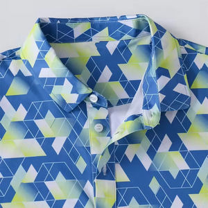 เสื้อโปโลผู้ชายลายซับลิเมชั่นใหม่ ดีไซน์สวย คุณภาพดีที่สุด ขายส่ง รับผลิตแบบ OEM ODM ขายดี - Product Image 6