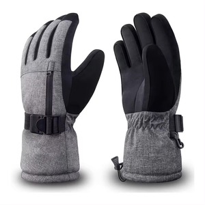 Gants de ski d'hiver pour hommes hautement durables Gants de neige d'hiver chauds et imperméables en cuir de haute qualité à un prix abordable - Product Image 3