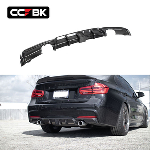 Diffuseur de pare-chocs arrière en fibre de carbone sèche style MP avec feu stop LED pour <span class=keywords><strong>BMW</strong></span> F30 F31 M Sport 330i 335i 340i 2011-2018 - Product Image 1