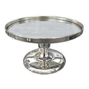 Cup Cake Server Metal Cake Stand For Dinner Table Top Decoration <b>Accessories</b> Antique Finishing Custom Shape Metal Cake Stand - Product Image 3
