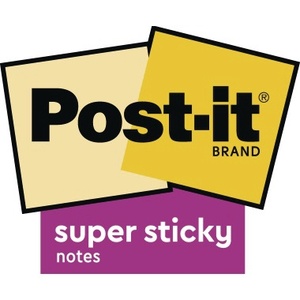 Promotional <b>Memo</b> <b>Pad</b>-Post-it Super Sticky Notes 76x76mm Paradise Blue 90 Sheets - Product Image 2