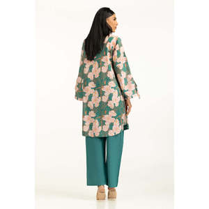 Conjunto de Primavera/Verano Estilo Chino IPST-55314, Estampado Jacquard, Viscosa y Chifón, Sin Cuello - Product Image 1