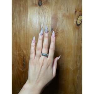Navajo-Made <b>Boho</b> Style Sterling <b>Silver</b> Cluster <b>Ring</b> Size 10 Featuring Natural Stone for Everyday Wear Fine Jewelry Gemstone - Product Image 4