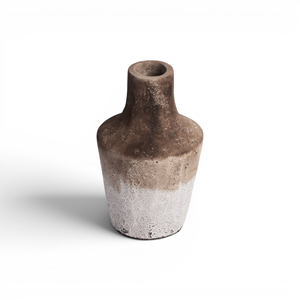 Vase en terre cuite de style nordique, poterie en céramique, vase à fleurs, décoration esthétique pour la maison, accessoires de décoration de table - Product Image 1