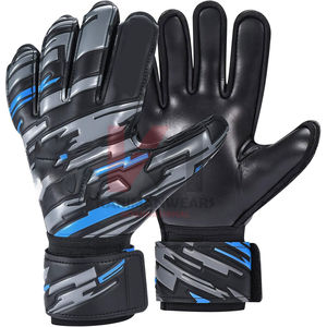 Gants de gardien de but de football durables avec sangle de poignet réglable, paume en latex, haute performance pour l'entraînement et les matchs - Product Image 1