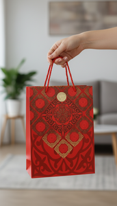 Bolsas de Regalo de Papel Recubierto con Logotipo Personalizado de Lujo, Estampado Dorado, Reciclables, Impermeables, con Asas de Cuerda de Algodón, Precio Bajo - Product Image 6