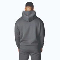 Ensemble sweat à capuche et pantalon de jogging en molleton de coton épais respirant pour homme, uni, Sialkot, OEM, ODM, vente en gros