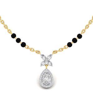 สร้อยคอเพชรหรูหราทอง radhika คอลเลกชันคอลเลกชันการออกแบบเพชรสร้อยคอเพชรสำหรับผู้หญิงเครื่องประดับอินเดียแบบดั้งเดิมพรีเมี่ยม - Product Image 2