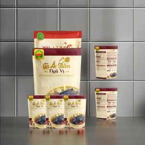 Sopa Instantánea Nutritiva Lista para Comer de Pollo Negro Vietnamita de Cocción Lenta con Cinco Especias en Bolsa Retortable para Cocina Asiática - Product Image 1