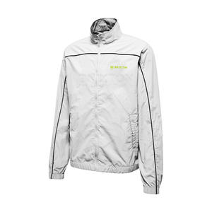 Veste d'hiver personnalisée pour hommes en nylon matelassé noir de haute qualité avec col montant et fermeture à glissière Style décontracté Service OEM - Product Image 3