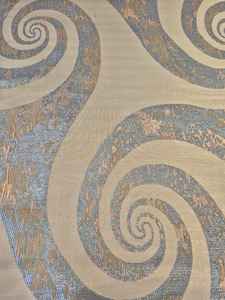 Tela Jacquard turca 100% poliéster brocado de brillo ultrasuave hilo especial PK-1676 COL 2 transpirable para prendas Abaya para niñas - Product Image 5