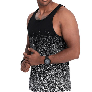 เสื้อกล้ามใส่ได้ทั้งชายและหญิงเสื้อโพลีเอสเตอร์แบบแห้งเร็วเป็นมิตรกับสิ่งแวดล้อมดีไซน์ด้านหน้า - Product Image 1