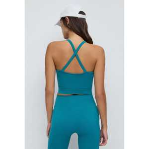 Seamless Cross Strap Crop <b>Top</b> - Product Image 2