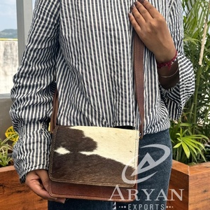 Nuevo Bolso con solapa cruzada de cuero de vaca para mujer, bolsos de hombro para mujer, bolsos de hombro para mujer, monedero de cuero genuino personalizado - Product Image 1