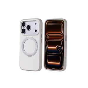 Coque en silicone magnétique compatible MagSafe pour iPhone 17 Pro Proton NXXA Series, coque souple avec support et protection arrière - Product Image 1