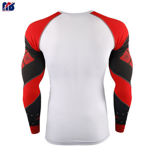 Protège-rougeurs à manches longues en spandex pour hommes Protège-rougeur à compression pour hommes Top imprimé sublimé Meilleure qualité à la mode - Product Image 6