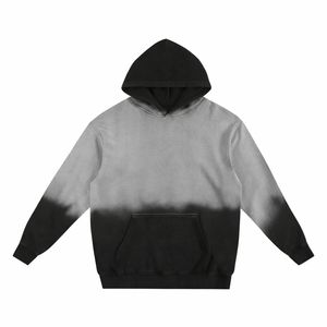 Sudadera con Capucha Personalizada para Hombre, Estilo Cuadrado, Material de Felpa, Lavado Ácido Decolorado al Sol, Transpirable y Gruesa - Product Image 1