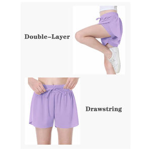 Summer Casual <b>Shorts</b> Rolled Side <b>Women</b> Knit <b>Shorts</b> Ladies Drawstring <b>sweat</b> - Product Image 3