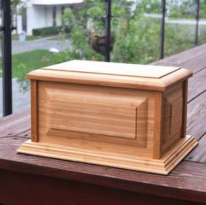 Urna de cremación de bambú para cenizas de humanos para adultos, diseño único y clásico, alta calidad, cantidad a granel, hecho en la India, 2023 - Product Image 3