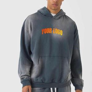 Sweat à capuche pour homme en coton 100% de qualité supérieure, fermeture éclair double tête, col à capuche, veste à fermeture éclair personnalisable pour l'hiver - Product Image 6