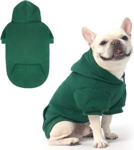 Sweat à capuche unisexe chaud pour animaux de compagnie, tenue douce, confortable et élégante pour chiens et chats, vêtements d'hiver quotidiens parfaits - Product Image 5