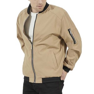 Nouvelle arrivée, service OEM, veste bomber pour homme personnalisée, imperméable, col montant, style automne, vêtements tendance, style streetwear, logo sur le devant - Product Image 2