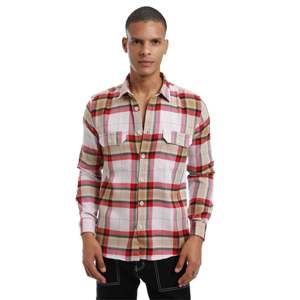 Camisa a cuadros de algodón cepillado clásica personalizada OEM, calidad superior, ajuste cómodo y diseño elegante - Product Image 2