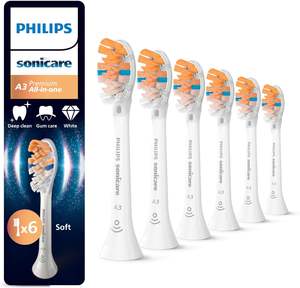 Para Philips para Sonicare A3 Premium cepillo de dientes eléctrico todo en uno reemplazo genuino cabezas blancas suaves blanqueamiento de dientes inteligente - Product Image 1