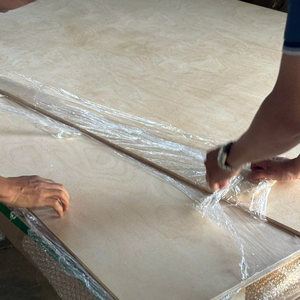 Haute qualité 1220mm X 2440mm grain de bois noyau en caoutchouc contreplaqué de bouleau colle E0 E1 de haute qualité pour la fabrication de meubles au Vietnam - Product Image 1