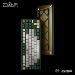 Zoomtkl Dyna không dây cơ khí bàn phím 87% Alu CNC chư<span class=keywords><strong>a</strong></span> lắp ráp Bàn phím Kit tùy chỉnh bảng chơi game - Product Image 5