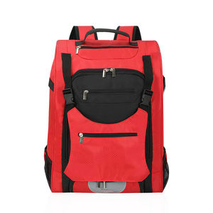 Sac de baseball personnalisé de couleur rouge, sac à dos multifonctionnel portable pour le baseball et le softball, sac de sport durable pour l'extérieur, sac de receveur imperméable - Product Image 2