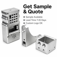 Boîtier en aluminium sur mesure, usinage CNC cinq axes, fraisage, brochage, électroérosion à fil d'acier inoxydable pour usinage, prototypage rapide, OEM