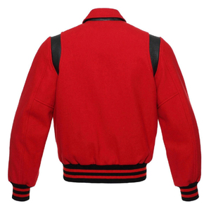 Latest Winter Fashion High Quality Custom College Varsity Baseball Wool Jackets Stand <b>4XL</b> Size Coated Fabric <b>Clothing</b> Wholesale - Product Image 2