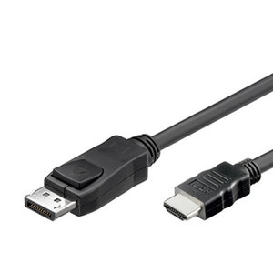 TECHly Cavo di Collegamento DisplayPort HDMI / Cavo Convertitore nero 1 m - Product Image 1