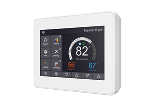 Termostato Touch a Colori Tutto-in-Uno Falcon |   WiFi + Umidità + Programmazione |   FCC/RoHS, Compatibile con Pompe di Calore/Caldaie USA/Kuwait - Product Image 5