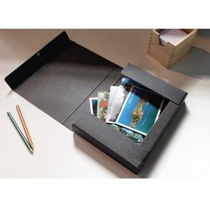 Carpeta de Archivo Negra de Cartón Reciclado ELBA DIN A4 de 24.5 x 31.8 cm (Ancho x Alto), Capacidad para 380 Hojas (80 g/m²), Cartón Rígido de 40 mm - Product Image 1