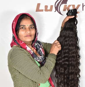 Lots de Cheveux Naturels Vierges Bruts à Cuticules Alignées, Couleur Naturelle, Cheveux Noirs pour Femmes, Ondulations Profondes, Extensions de Cheveux Humains Malaisiens - Product Image 2