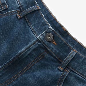 2025 Newest Style Men's Mid Blue Straight <b>Denim</b> <b>Shorts</b> Hot Selling Casual Stretch Knitted Breathable Comfortable Fit - Product Image 6