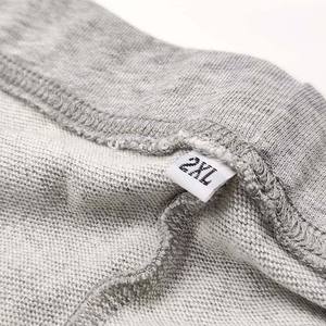 Pantalones cortos de cintura alta para hombre, 100% de algodón, para gimnasio, Fitness, para invierno, con bolsillos, ropa de calle con patrón sólido para culturismo - Product Image 4