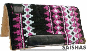 Almohadilla de Fieltro de Lana de Nueva Zelanda para Montar a Caballo con Forro de Tela, Color y Tamaño Personalizables, Estilo Occidental - Product Image 2