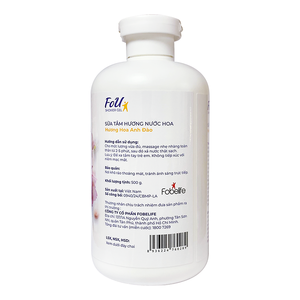 Gel de Ducha Perfumado FO'U con Aroma a Flor de Cerezo, Producto Vietnamita de Primera Calidad para Todo Tipo de Piel, 500 ml - Product Image 3