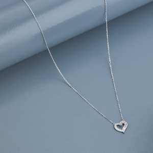 Collier en argent 92,5 plaqué or 191488, chaîne à maillons romantique et religieuse pour mariage, fête, anniversaire, style religieux et romantique - Product Image 2