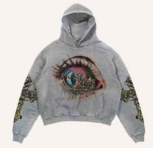 Sweat à capuche en pur coton pour hommes tissu épais polaire chaude tenue décontractée élégante vêtements de gym fournisseur usine oem odm produit - Product Image 3