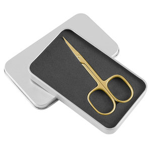 กรรไกรตัดหนังกำพร้าแบบพรีเมียม ปี 2026 ขนาด 3.5 นิ้ว สีเงิน สแตนเลสสตีล ผิวเงาหรูหรา ใบมีดโค้งคมกริบอเนกประสงค์ - Product Image 1