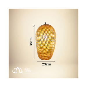 Nouveau produit rotin bambou jonc de mer éclairage lustres et lampes suspendues lampe décoration maison meilleur prix Viet Nam - Product Image 1